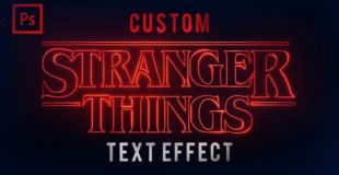 Photoshop Tutorials – Stranger Things Text Effect