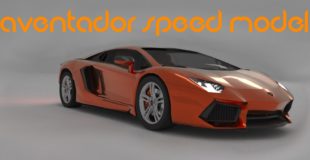 Blender 3D Lamborghini Speed Model