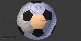 Modeling a Soccer Ball in Blender