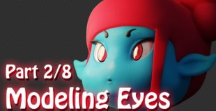 How To Create A Character In Blender – Part 2/8 – Modeling Eyes Tutorial