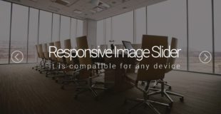 Responsive image slider using javascript, bootstrap, css