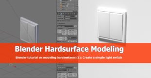 Blender Hardsurface 3d Modeling for beginners tutorial: Lightswitch