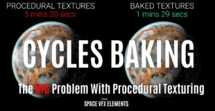 Cycles Baking Tutorial | The Big Problem With Procedural Texturing