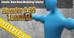 Simple Base Male Human Modeling Tutorial In  Blender 2.69