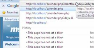 PHP MYSQL Event Calender Tutorial Part 1_1 : Basic Calender
