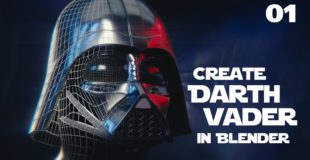 Blender Tutorial : Star Wars Darth Vader Helmet – 01