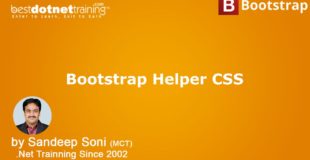 Bootstrap Tutorial – Helpers CSS Classes