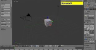 Beginners (Complete newbies) Tutorial For 3D Modeling In Blender Part 1