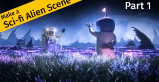 Make a Scifi Alien Scene in Blender – Part 1 of 2