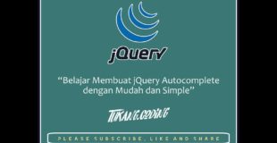 Belajar Membuat Searching jQuery Autocomplete dengan PHP dan MySQL