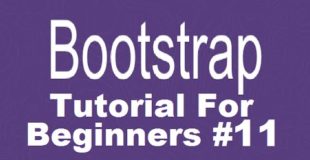 Bootstrap Tutorial For Beginners 11 – Get Started with Font Awesome and Adding Social Icons