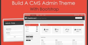 Build A CMS Admin Bootstrap Theme From Scratch
