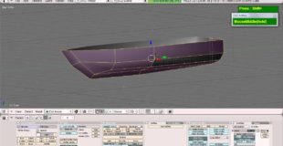 Blender Simple Boat Hull modeling tutorial