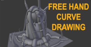 Blender Tutorial – Freehand Curve Feature!
