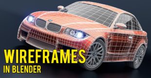 How to Render a Wireframe in Blender