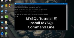 MYSQL Tutorial #1 Install MYSQL Command Line Client