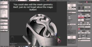 Jewelry Design Tutorial: Creating a model for 3D printer with Blender and netfabb
