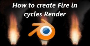Blender 3D:  How to create fire in Blender Cycles Render