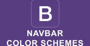Bootstrap 4 Tutorial 37 – Navbar Color Schemes