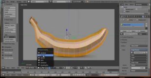 Banana modeling tutorial in blender
