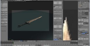 Blender Modeling – Realistic Sword (Skyrim) Mesh and Textures