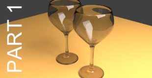 Blender Tutorial For Beginners: Wine Glasses – 1 of 2
