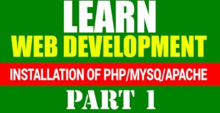 Installation PHP/MySQL Server [Windows]- Web Development Tutorial [Part 1][Hindi/Urdu]