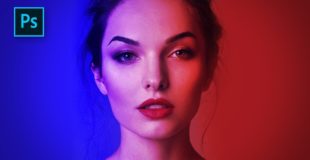 How to Create Blue & Red Lighting effect in photoshop – Photoshop tutorials