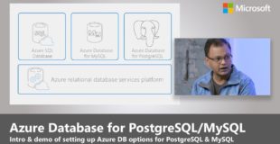 Introducing Azure Database for PostgreSQL and Azure Database for MySQL