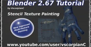 Blender 3D Tutorial – Stencil Texture Painting Multitextures by VscorpianC