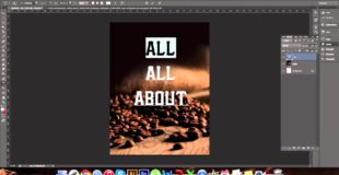 Making a poster design in Photoshop