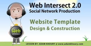 1. Social Network Website Building Tutorial Series Intro and Template Production