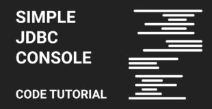 Make A Simple JDBC Console | Part 1 | Code Tutorial