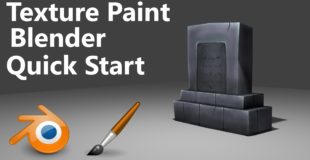 Texture Painting | Quick start | Blender | 3min