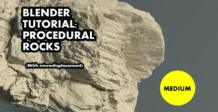 Blender tutorial | Procedural rocks