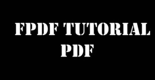 Example 8  –  generate report pdf  with fpdf using php