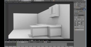 Modelado de la una cocina en Blender 3D 2.6. Videotutorial de CG Studios Blender