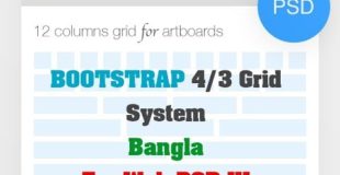 Bootstrap Grid System In Web PSD UI  Bangla
