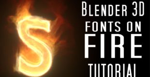 Blender 3d Tutorial: Creating Sleek, Stylized Flames on Text