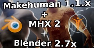 Tutorial – 3D Characters erstellen – Blender 3D + Makehuman + MHX2 Plugin