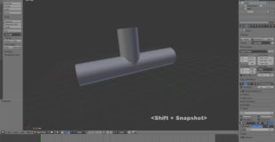 Modeling a Smooth T-Joint Connection – HaNguyen – Blender 3D