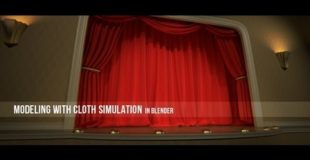 Modeling with Cloth Simulation in Blender
