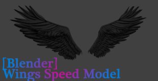 [Blender] 3D Wings Speed Model