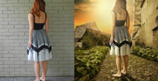 Photoshop Manipulation Tutorials Photo Effects | Walking Girl