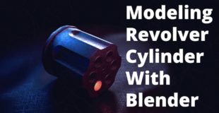 How to model revolver cylinder in Blender