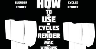 How to Use Cycles Render to Render your Roblox GFX (Mac and Windows)