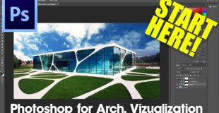 Photoshop LAYERS AND MASKS Tutorial for Beginners | Photoshop for Architecture Tutorial #1