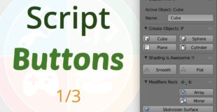Blender 3D: Script UI Buttons (1/3)
