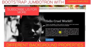 How to set Image in Jumbotron using Bootstrap and CSS