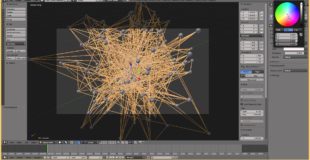 Blender 3D create a network of nodes
